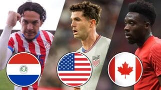 Gustavo Gomez, zagueiro do Paraguai, Christian Pulisic, atacante dos Estados Unidos e Alphonso Davies, lateral do Canadá, são os destaques dos times