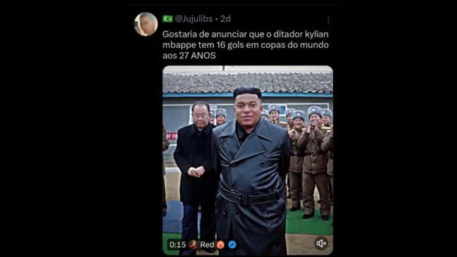 Meme Mbappé ditador