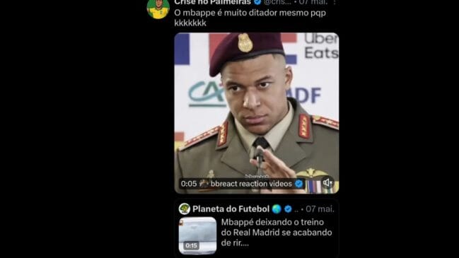 Meme Mbappé ditador