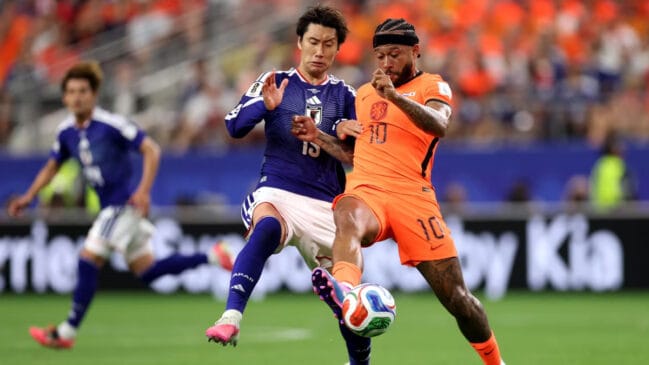 Memphis Depay entra, mas Holanda vacila no fim e tropeça no Japão na estreia da Copa do Mundo