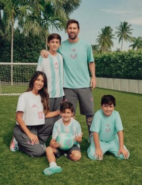 Thiago, Mateo e Ciro são os grandes combustíveis do camisa 10 argentino fora dos gramados mundiais. /Redes Sociais