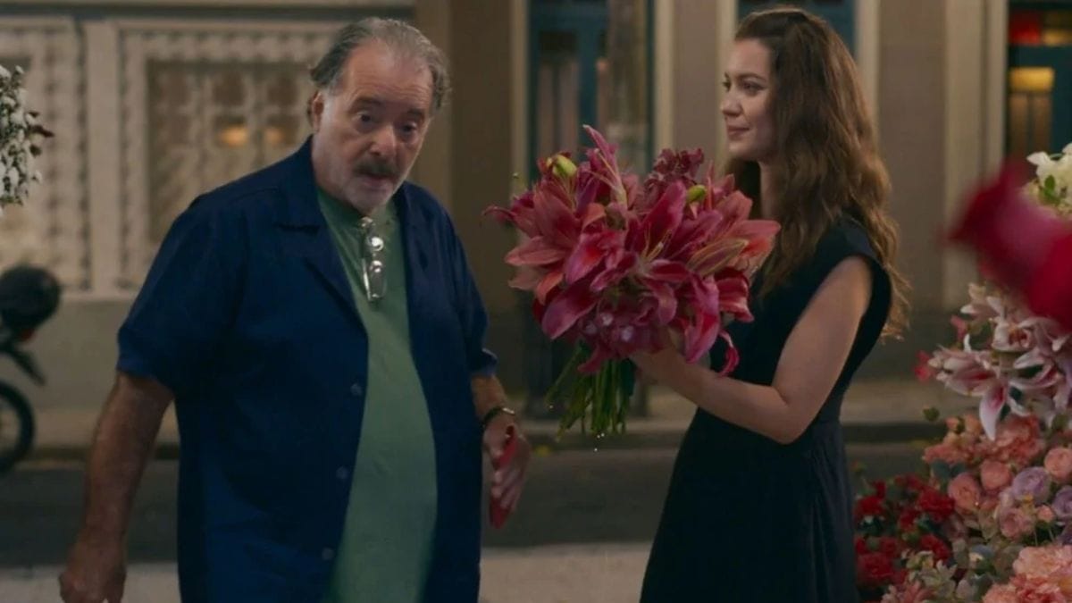 O ator Tony Ramos e a atriz Nathalia Dill atuam em novela da Globo