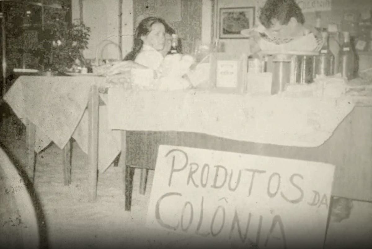 Foto antiga da Fábrica DaColônia