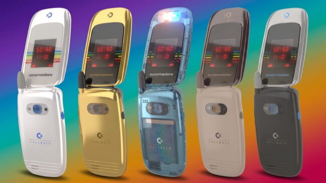 O Callback 8020 será vendido nas cores branco, prata e bege, além das versões especiais translúcida azul e dourada