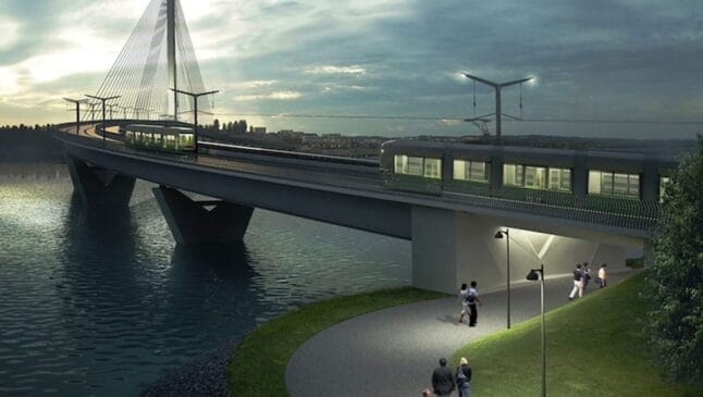 O principal objetivo da ponte é facilitar a mobilidade diária na área urbana, mas também foi concebida como parte integrante da identidade e estrutura da cidade. 