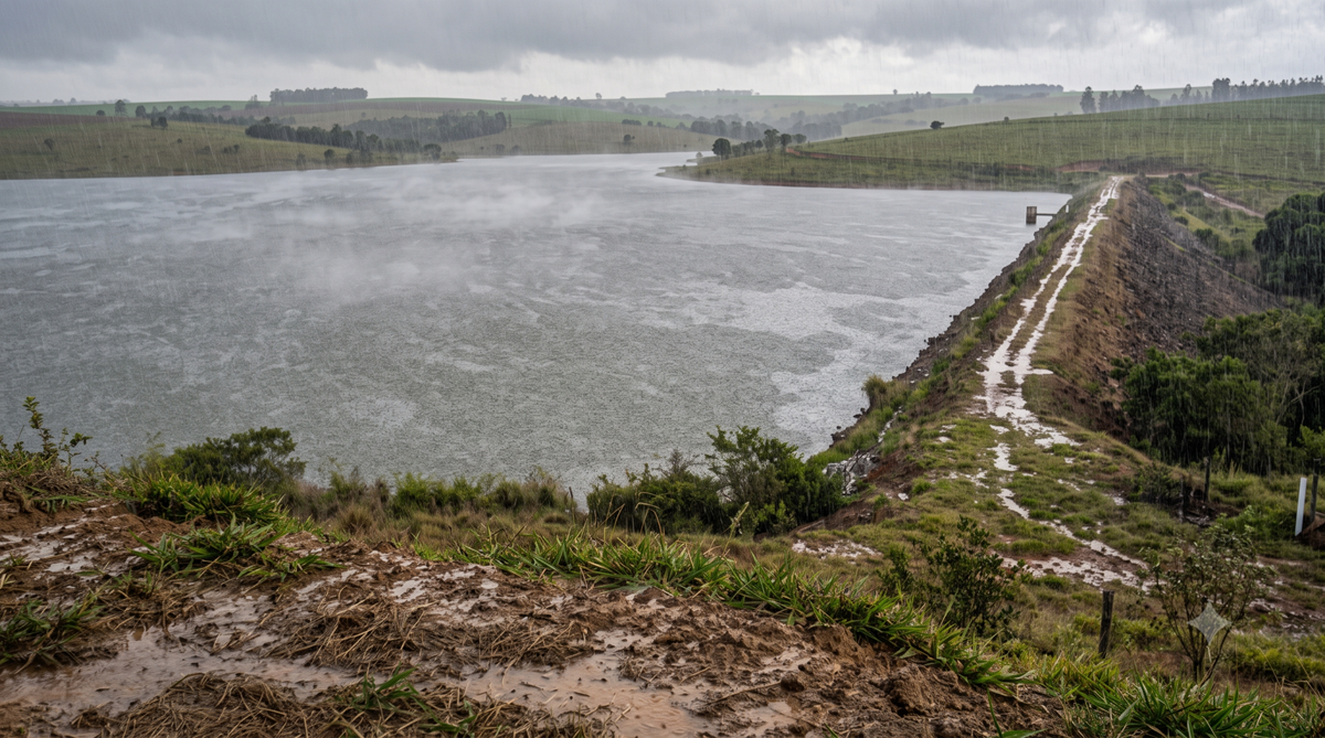 Chuva na fazenda
