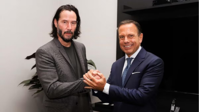 Keanu Reeves e João Dória