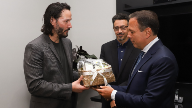Keanu Reeves e João Dória