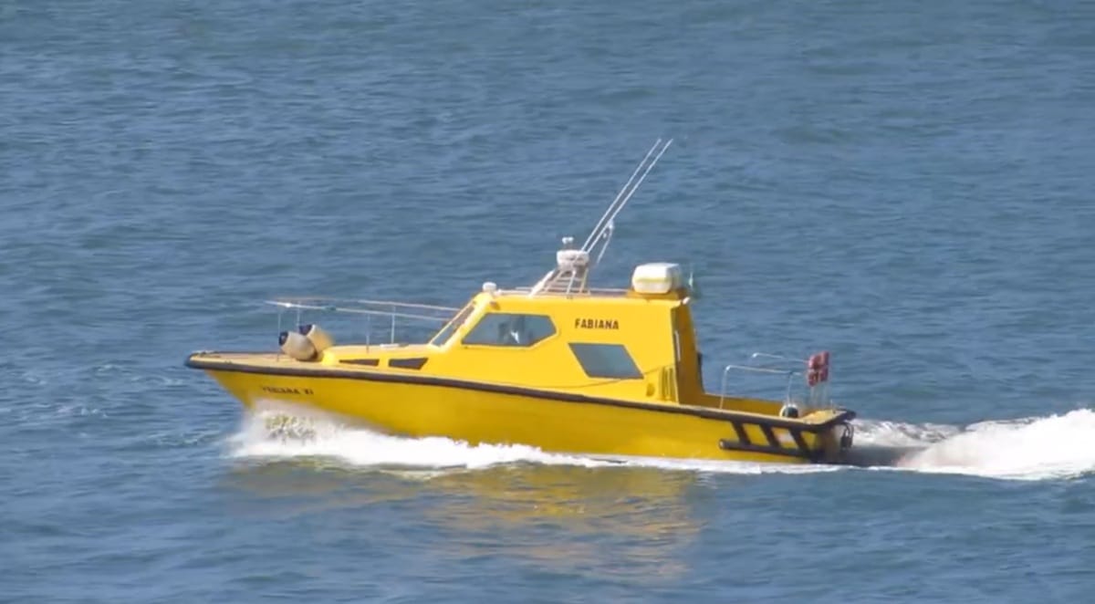 Lancha Fabiana, Porto de Santos