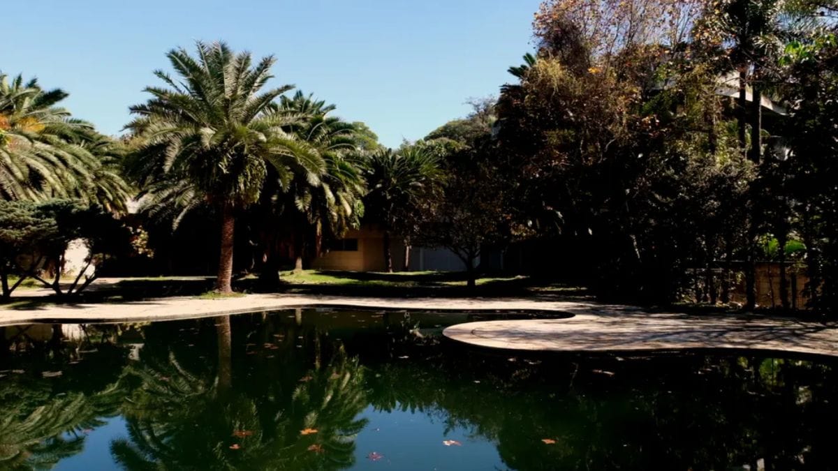 Mansão de ex-banqueiro vive cenário de abandono