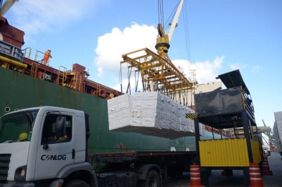 Movimentação de carga no Porto de Santos