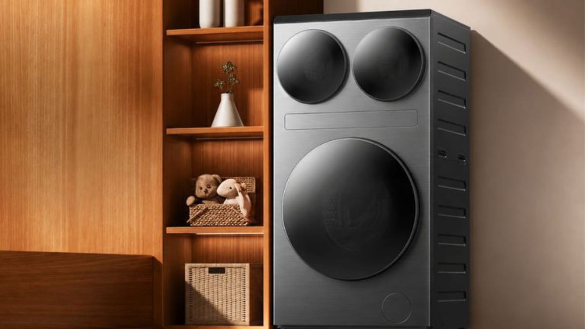 Nova máquina de lavar com três portas lava 14 quilos de peças distintas ao mesmo tempo e otimiza a rotina
