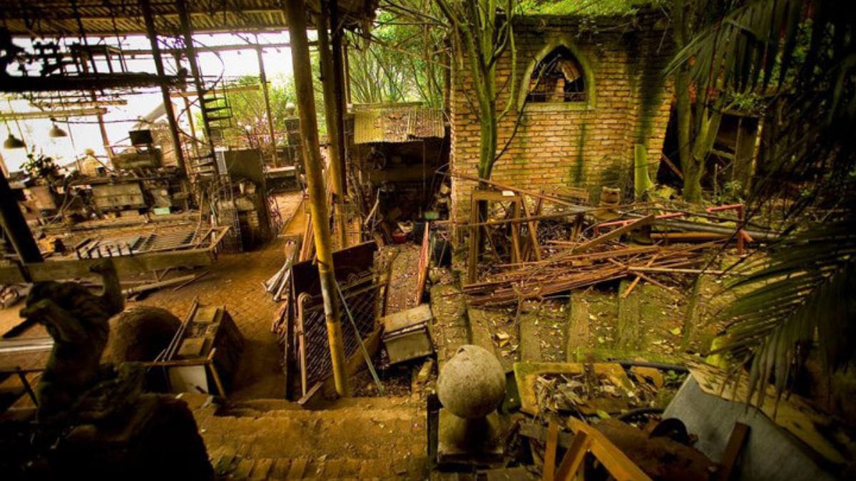 Imagem do interior de um dos ambientes do complexo O Velhão