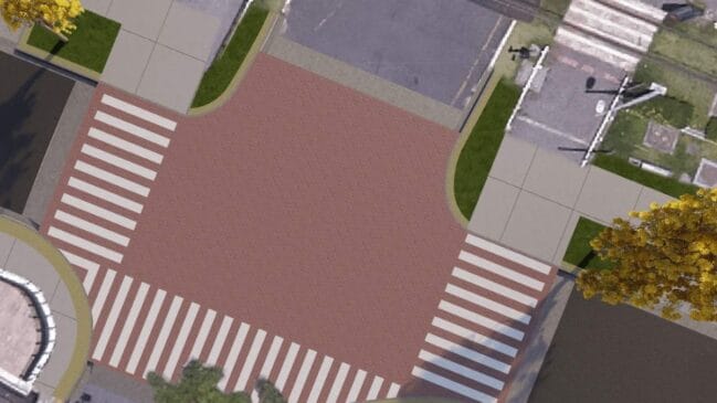 Imagem do projeto de modernização da Linha Amarela de São Vicente
