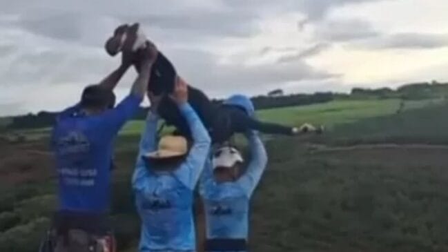 Imagem da estrutura utilizada para atividades de aventura