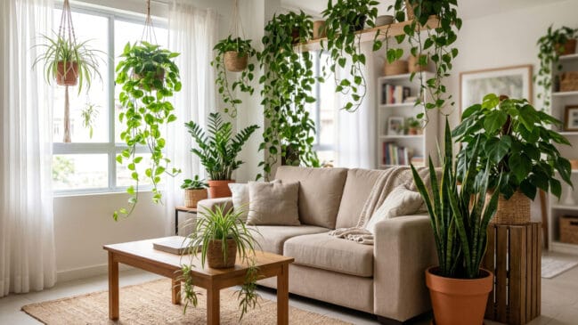 Renove a decoração gastando pouco e transforme a sala de casa com uma ‘floresta particular’ de 5 espécies