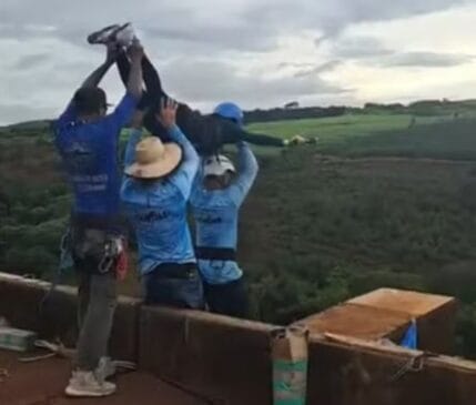 Acidente grave no rope jump, em Limeira