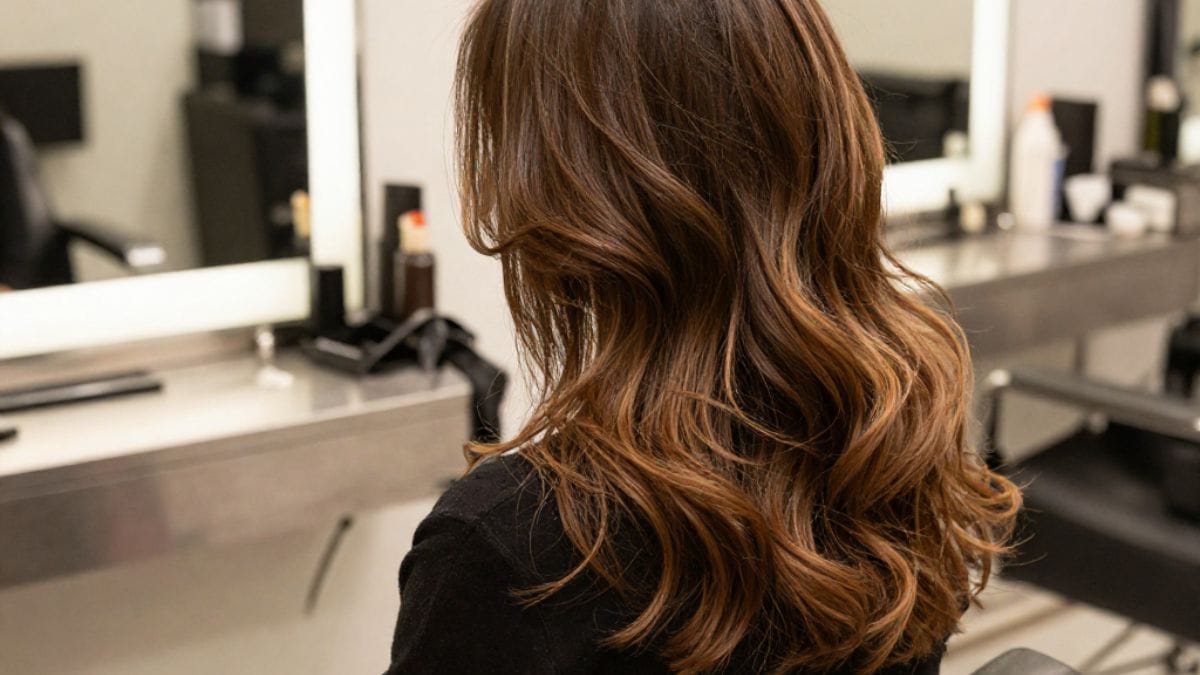 Corte de cabelo despojado em salão de beleza