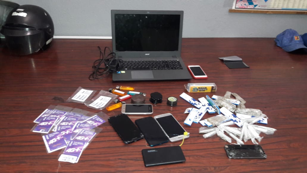 Flagrante de tráfico de drogas e receptação foi realizado nesta quarta-feira (5) (Foto: Divulgação/Polícia Civil)
