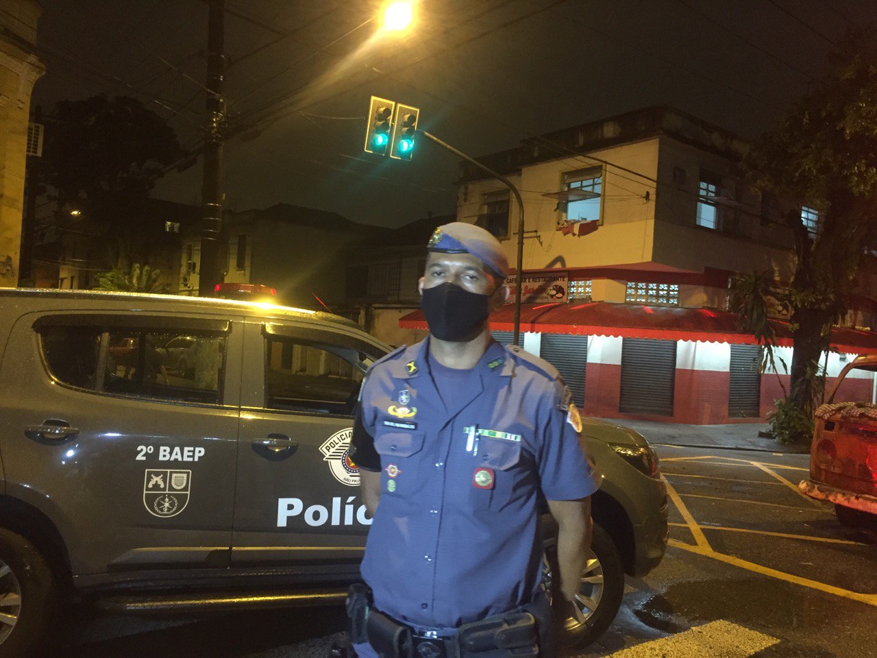 O comandante do 2° Baep, Reinaldo de Almeida, demonstrou satisfação com o resultado e observou que o tempo de resposta ainda pode ser melhorado (Foto: Gilmar Alves Jr./DL)