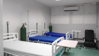 O baixo índice de internados atualmente no Hospital Vitória também é observado em toda a rede de saúde do município de Santos