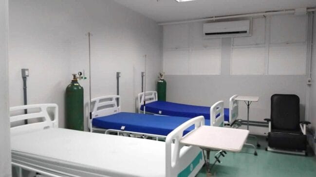 O baixo índice de internados atualmente no Hospital Vitória também é observado em toda a rede de saúde do município de Santos