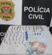 Homem é preso em flagrante por tráfico de drogas, após tentar abandonar uma sacola com as substâncias no Jardim Rio Branco, em São Vicente