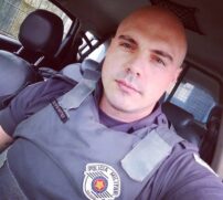 Policial militar Juliano Ritter, de 31 anos, foi baleado com um tiro na cabeça e morreu após passar por uma cirurgia neurológica