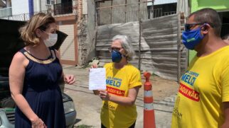 Rosana foi procurada por moradores que relataram uma série de impactos que já estão sofrendo em consequência da obra