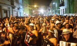 O pedido de registro para tornar o forró patrimônio cultural foi feito em 2011 pela Associação Cultural Balaio do Nordeste, do estado da Paraíba