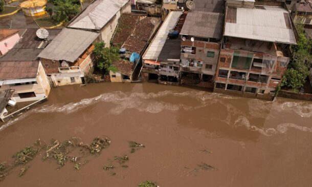 Fortes chuvas que atingiram a Bahia nos últimos dias