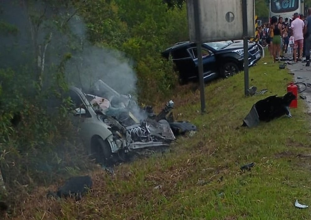 Conforme a Polícia Militar Rodoviária, colisão na Rio-Santos ocorreu por volta de 15h40