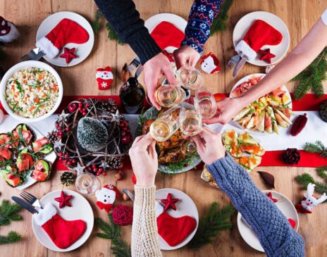 Celebrações de fim de ano estão sempre associadas ao excesso de comida e bebida