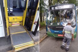Ônibus passaram por vistoria em Cubatão às vésperas do Ano Novo