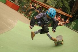 Lagoa da Saudade, no Morro Nova Cintra, em Santos, recebeu o 1&ordm; Fest Skate para incentivar talentos no esporte de todas as idades