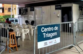 Retomada das tendas é uma estratégia adotada pelo município de Santos devido ao aumento expressivo dos atendimentos relacionados a síndromes gripais nas últimas semanas
