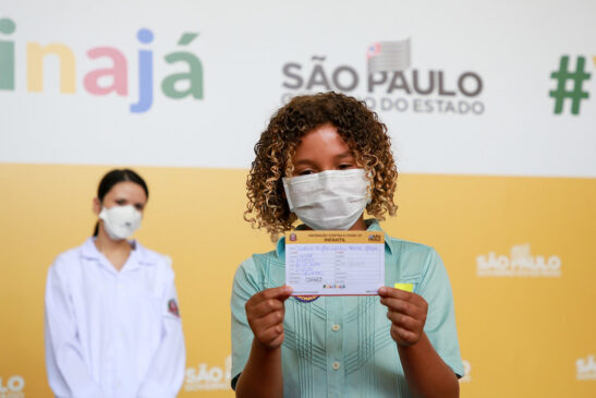 Início da vacinação infantil com a Coronavac