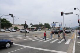 Avenida Ayrton Senna, em Praia Grande