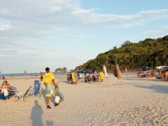 No Réveillon, a Prefeitura intensificou a limpeza das praias, por meio de um plano de contingência coordenado pela  Seurb