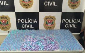 Drogas encontradas com suspeitos em SV