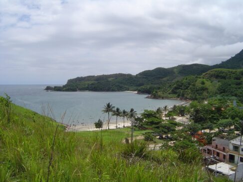 Vista de Praia Grande, em São Sebastião, no Litoral Norte de São Paulo