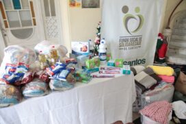 A arrecadação foi organizada pelo Fundo Social de Solidariedade de Santos