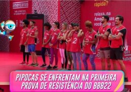 BBB: prova entre os pipocas/ primeira semana/ imunidade
