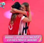 Laís e Barbara ganham a primeira prova do BBB 22