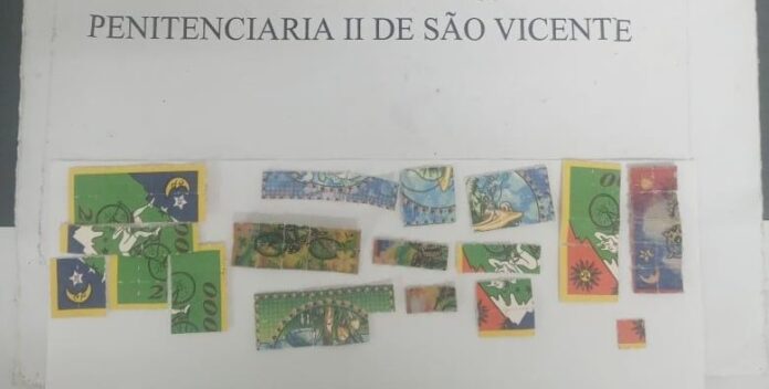 Entorpecentes estavam escondidos em sua roupa íntima (top ou sutiã) em área reservada