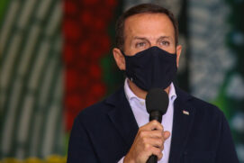 O Governador de São Paulo, João Doria, apresenta nesta quarta-feira (9), às 12h45, no Palácio dos Bandeirantes, informações sobre o combate ao corona vírus (COVID-19)