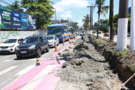 O serviço está sendo realizado com mão de obra da própria Seurb e a previsão é de que a alteração seja entregue em até 60 dias