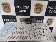 Apreensão de 275 porções de drogas em São Vicente