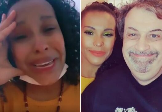 Ex-BBB Sol Vega chora ao dizer que o marido, Tibério Cavagnini, foi intubado com Covid-19