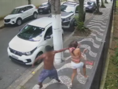 Mulher é agredida com soco ao tentar escapar de assalto em Santos